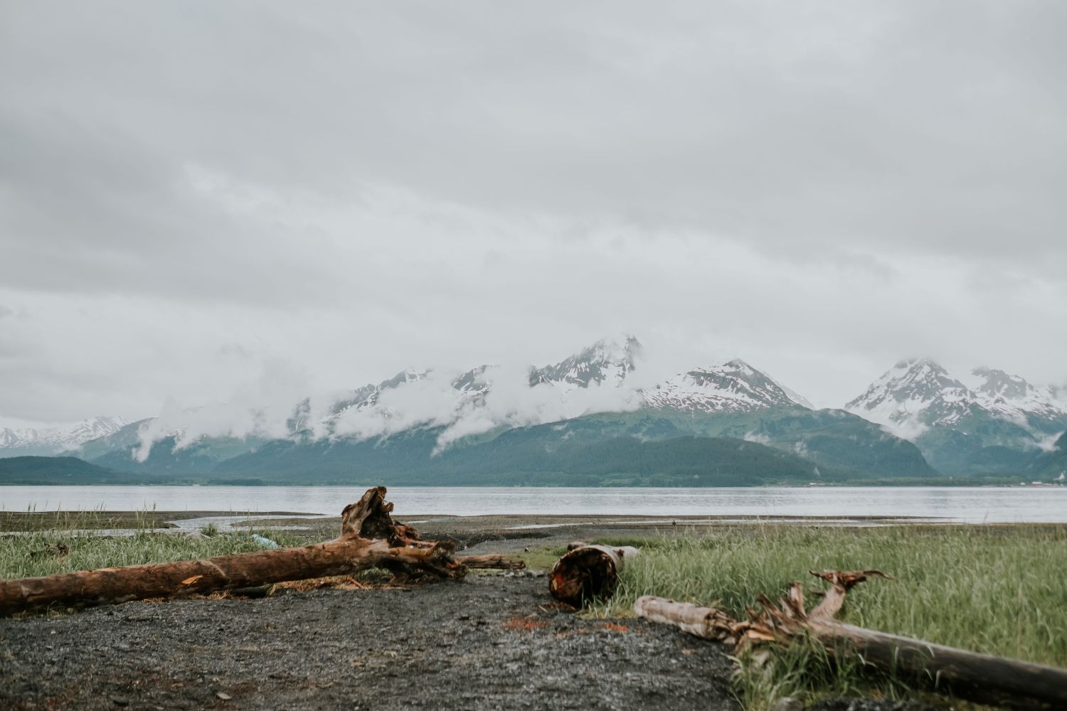 Alaskan beachside wedding venue