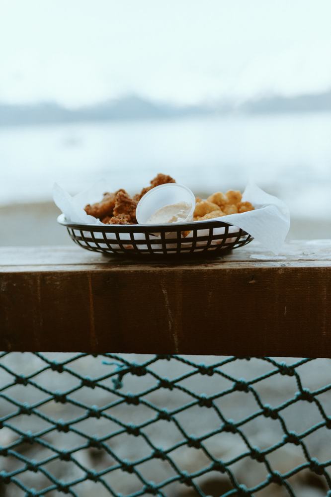 Seward Alaska Fresh fish on the Seaside Cafe